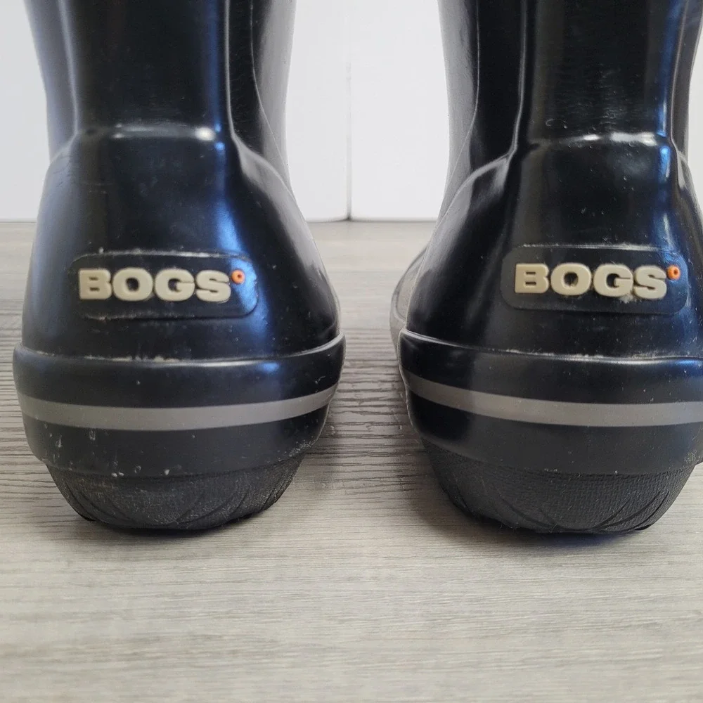 Bogs Plimsoll Leaf Neo-Tech Waterproof Boots Womens 6 Black Insulated –40 Winter